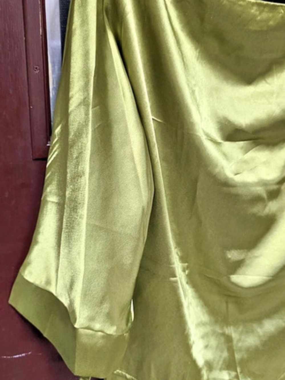 Green Polyester Wide-Leg Set - Picture 6 of 8